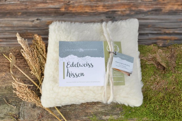 Edelweiss-Kissen - Altes Wissen aus den Bergen